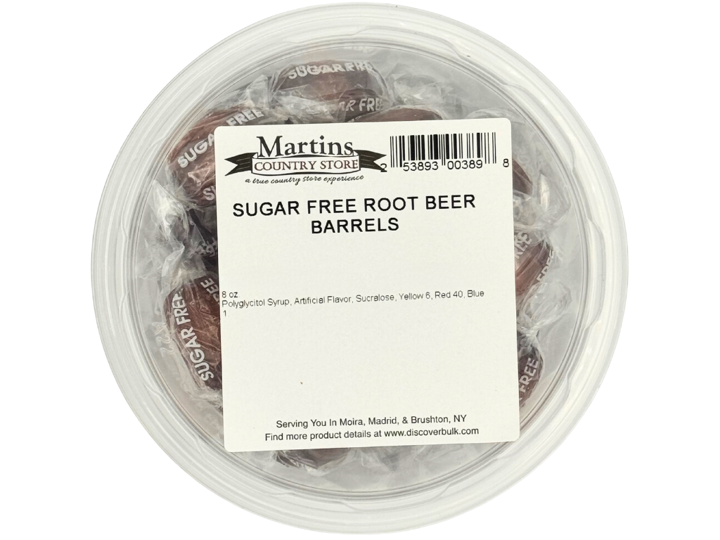 Martin's Country Store LLC - SUGAR FREE ROOT BEER BARRELS 8oz