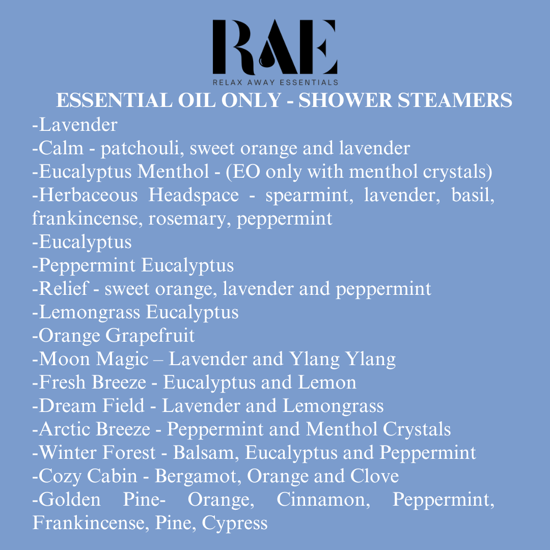 Relax Away Essentials - Single Shower Steamer - Aromatherapy : Cardigan sunset