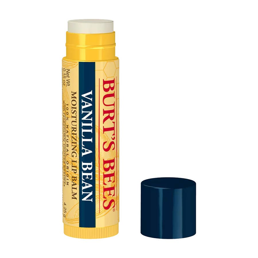 Burt's Bees - Vanilla Bean Lip Balm Display With Beeswax, 12 Count