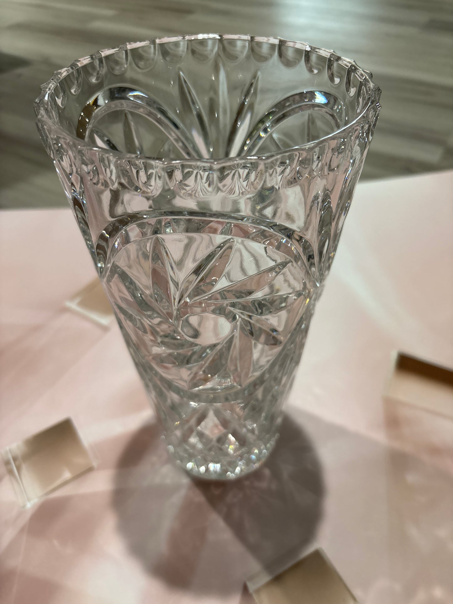Crystal vase