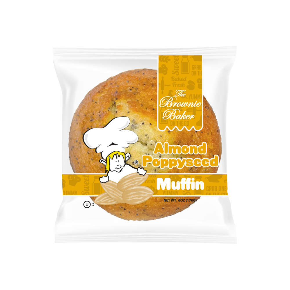 Shop The King - The Brownie Baker Muffin Almond Poppyseed 6 oz