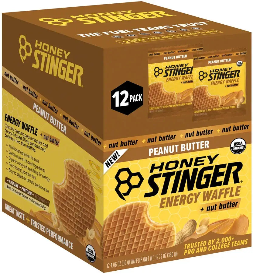 L&F Universal Goods - HONEY STINGER ENERGY WAFFLE 30G PEANUT BUTTER CHOCOLATE one pack