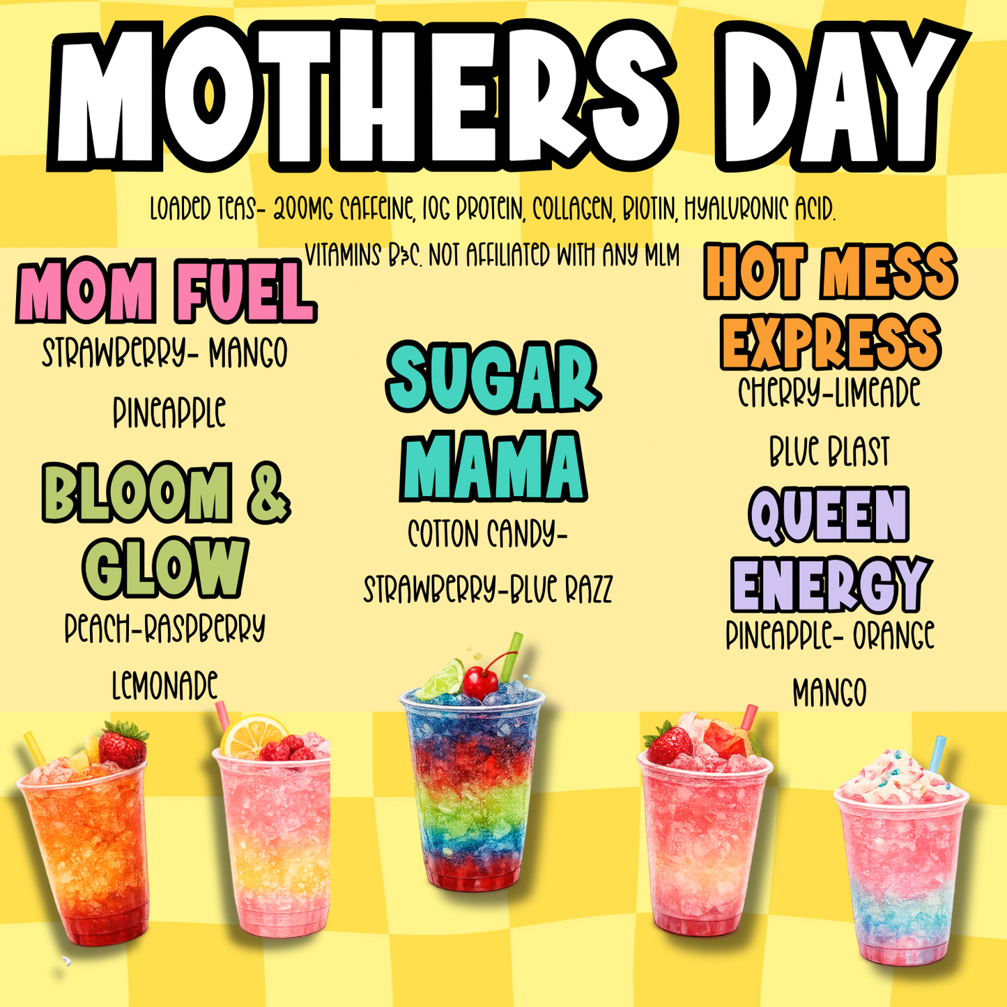 The Shack BouTEA - Mothers Day Menu: Bloom & Glow