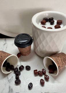 Sugar and Spice Custom Creations - Premium Coffee Bean Wax Melts - Handcrafted Aromatherapy Fra: Medium Roast