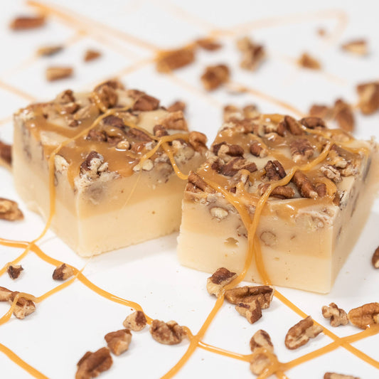 Valley Fudge & Candy - Caramel Pecan Cheesecake 1/2 lb. Fudge Bar