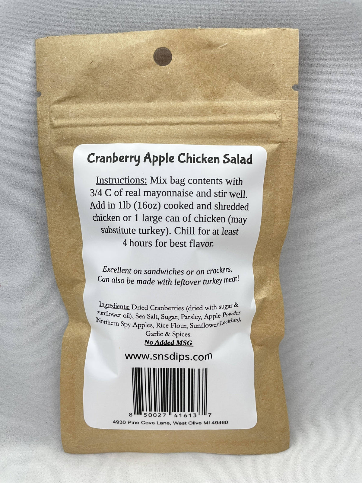 SnS Dips - Cranberry Apple Chicken Salad Mix