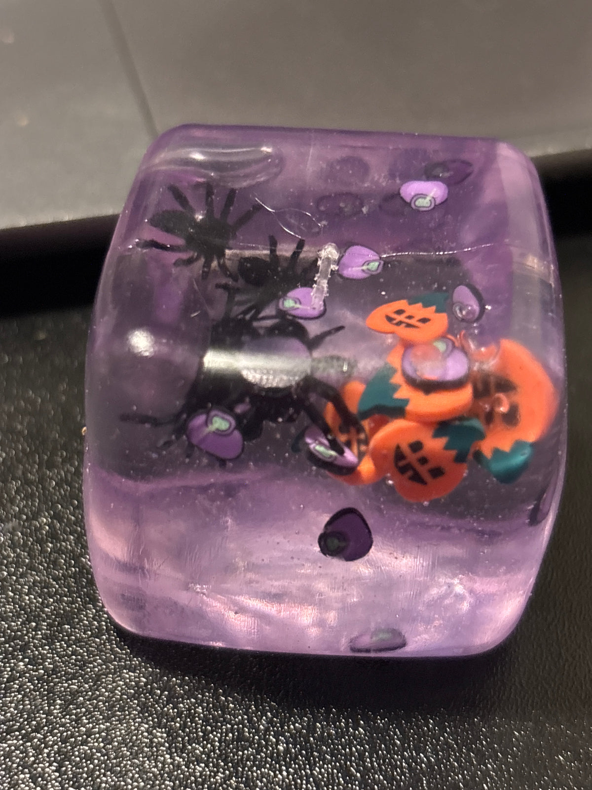 Halloween purple square squishy