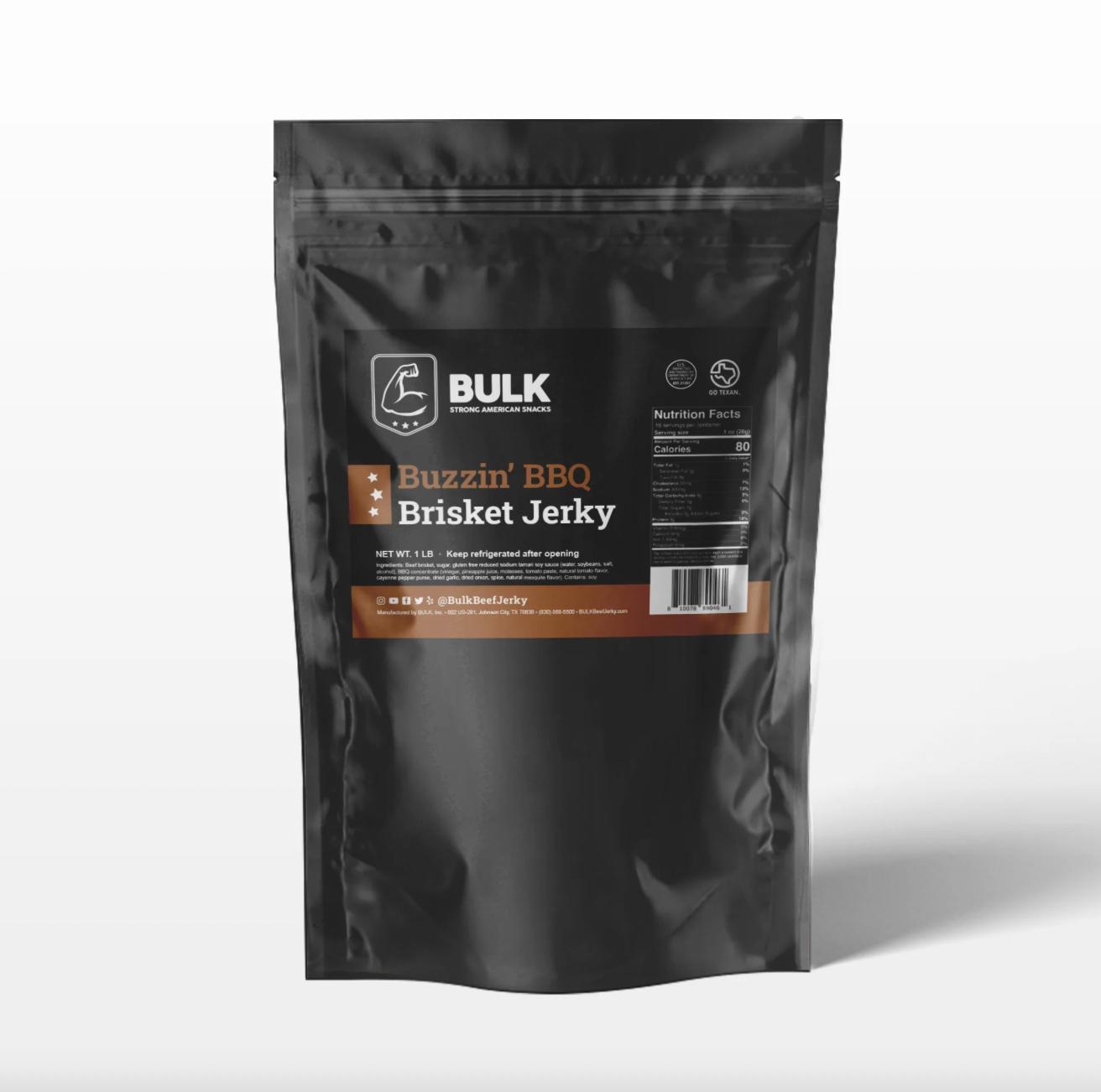 Brisket Beef Jerky - All Natural