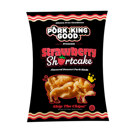 Strawberry Shortcake Flavored Pork Rinds 3oz