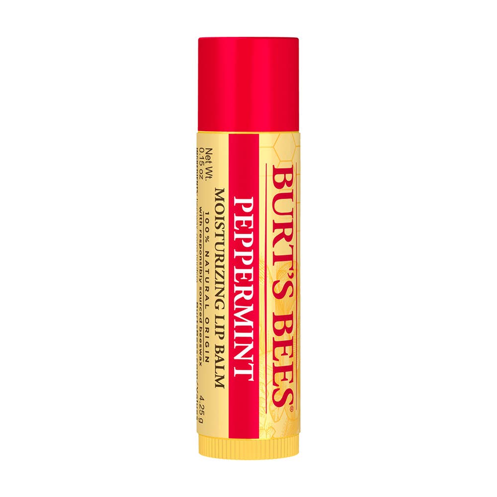 Burt's Bees - Holiday Peppermint Moisturizing Lip Balm Blister Box