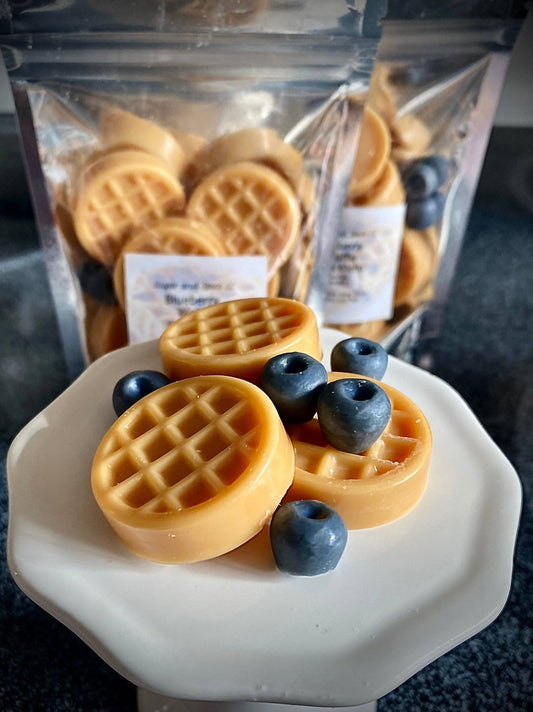 Sugar and Spice Custom Creations - Blueberry and Waffle Wax Melts / Food Like Wax Melts: 2