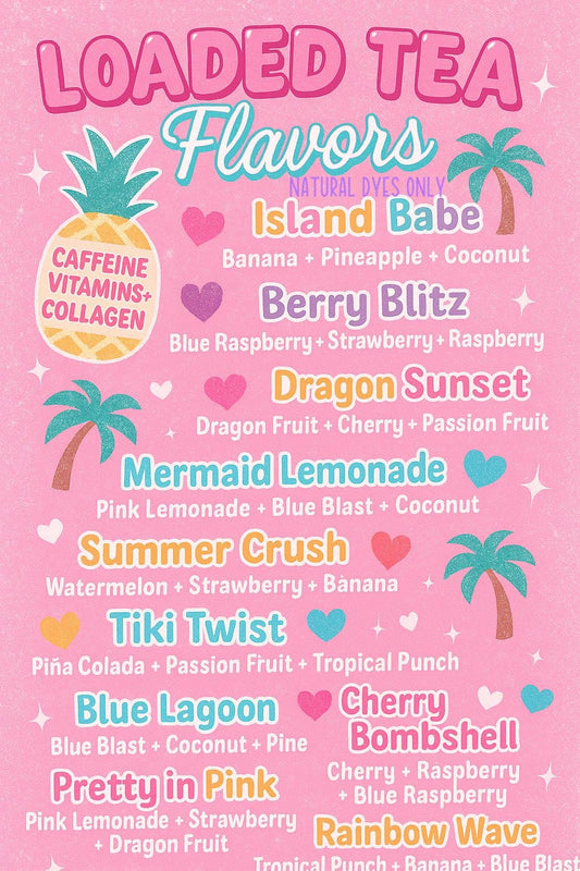 The Shack BouTEA - NATURAL DYES MENU: Tiki Twist