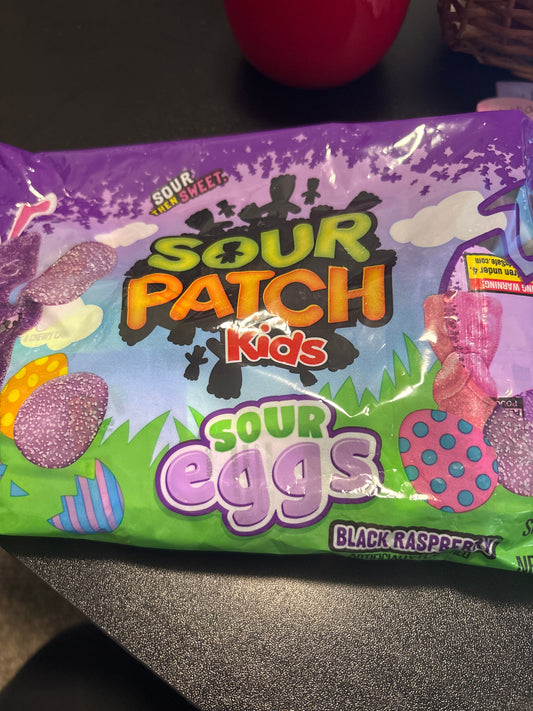 Sour patch eggs