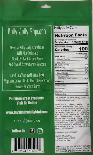Simply Delightful - Holly Jolly Popcorn