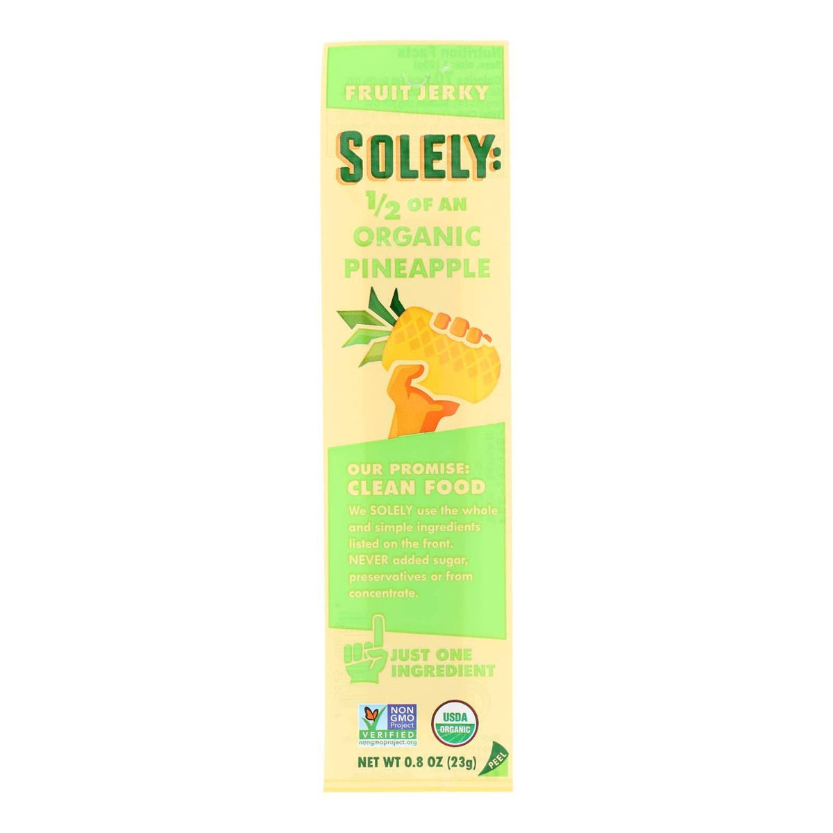 Everyday Supply Co - Solely Fruit - Fruit Jerky Pineapple .8 Oz