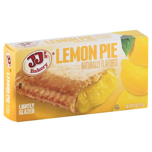 JJ's Bakery Lightly Glazed Snack Pies 4oz (Lemon)
