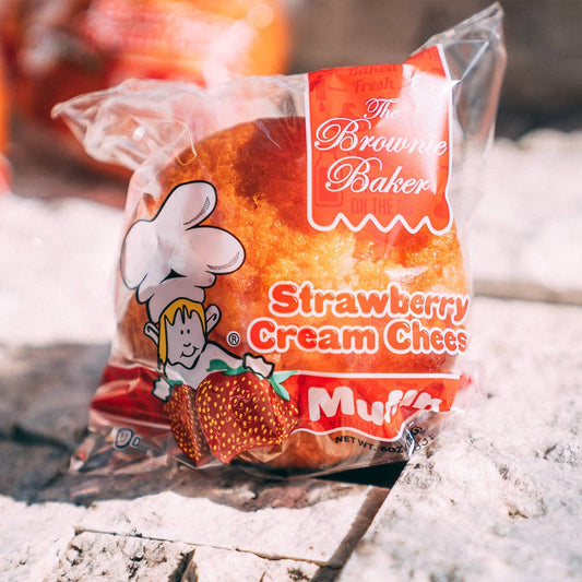 Shop The King - The Brownie Baker Muffin Strawberry Cream Cheese 6 oz