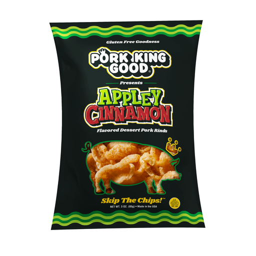 Appley Cinnamon Flavored Pork Rinds 3oz