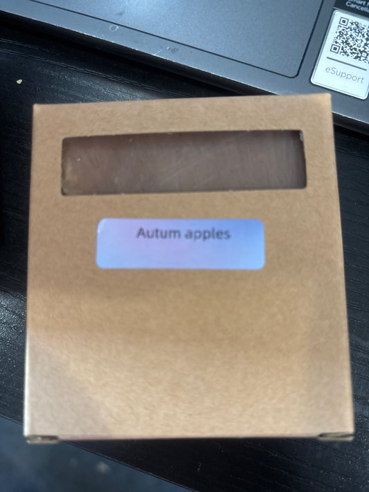 Autumn apples goat soap