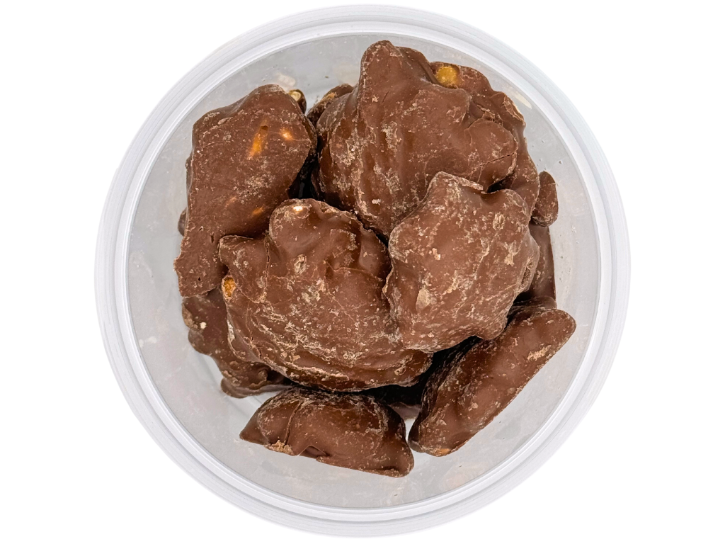 MILK CHOCOLATE CARAMEL PEANUT CLUSTERS 9.6oz