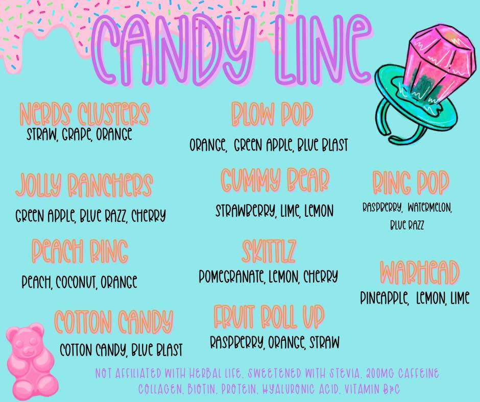 The Shack BouTEA - Loaded Tea- Candy Menu: Nerds