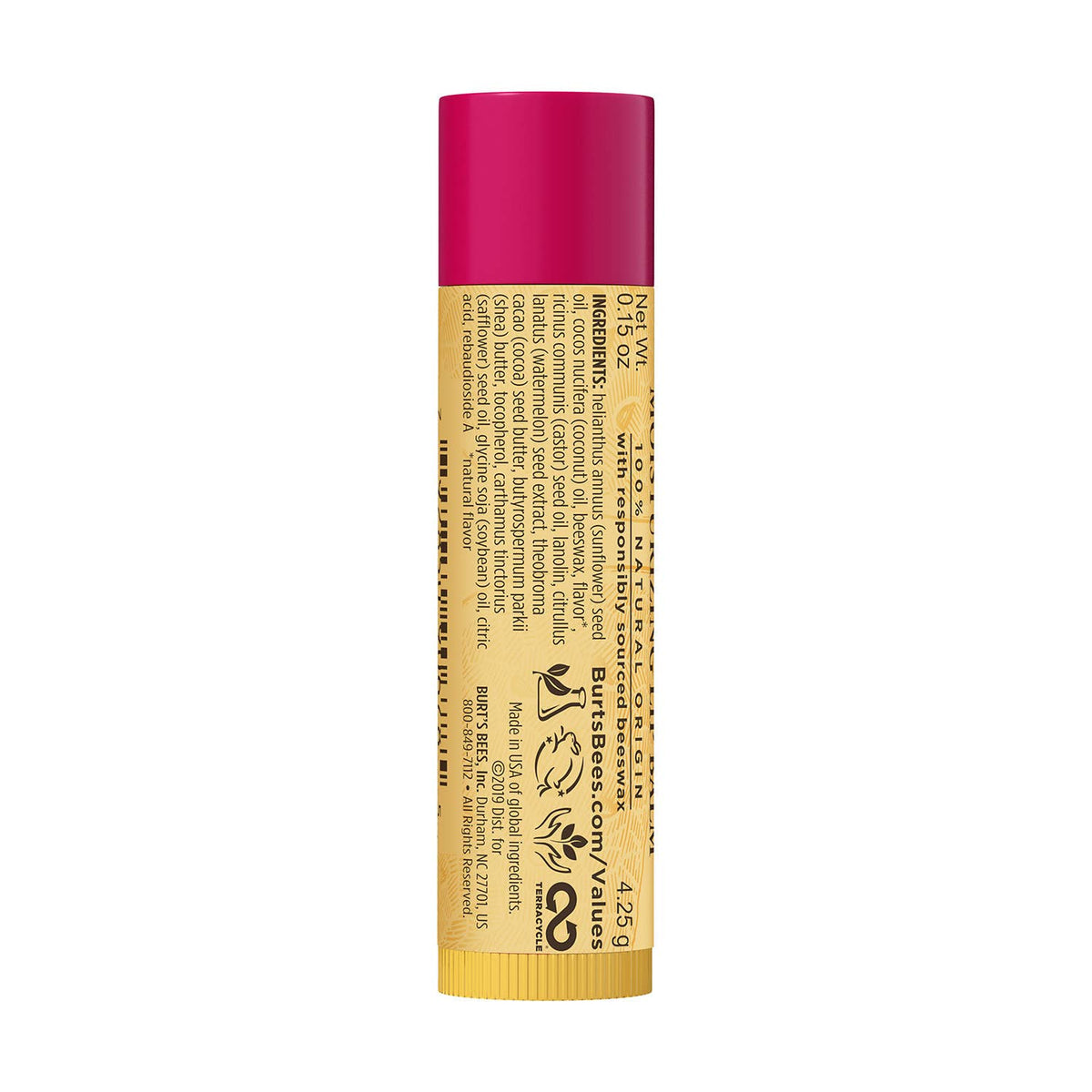 Burt's Bees - Watermelon Lip Balms With Beeswax, 12 Count Display