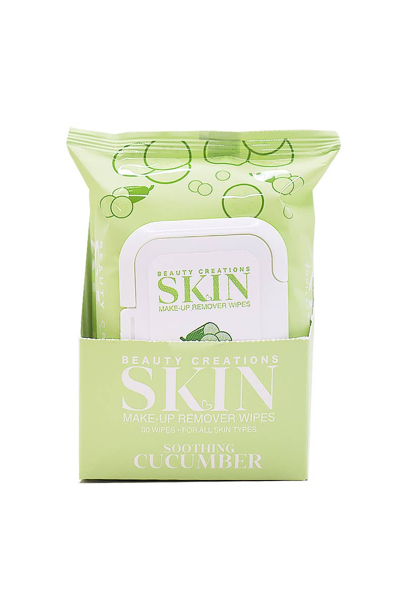 Pineapple Beauty - Beauty Creations SKW-02  Makeup Remover Wipes Cucumber - 6pc