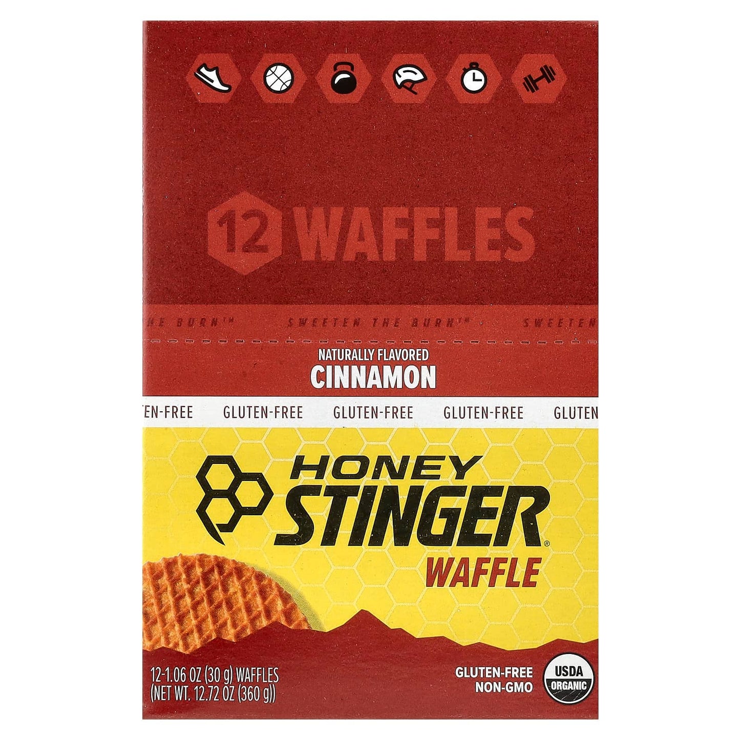 L&F Universal Goods - HONEY STINGER ORGANIC ENERGY WAFFLE 30G GF CINNAMON 1 pack