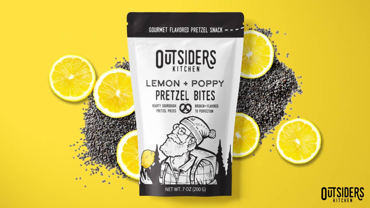 Outsiders Kitchen - Lemon + Poppy Pretzel Bites 1 bag