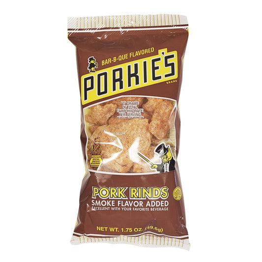 Porkie's BBQ Pork Rinds 1.75oz bag