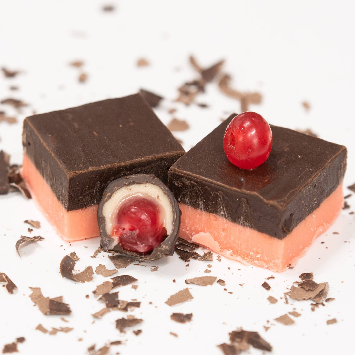 Valley Fudge & Candy - Chocolate Covered Cherry 1/2 lb. Fudge Bar
