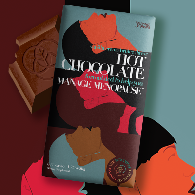 The Functional Chocolate Company - Hot Chocolate - Menopause Formula - Vanilla Crème Brûlée