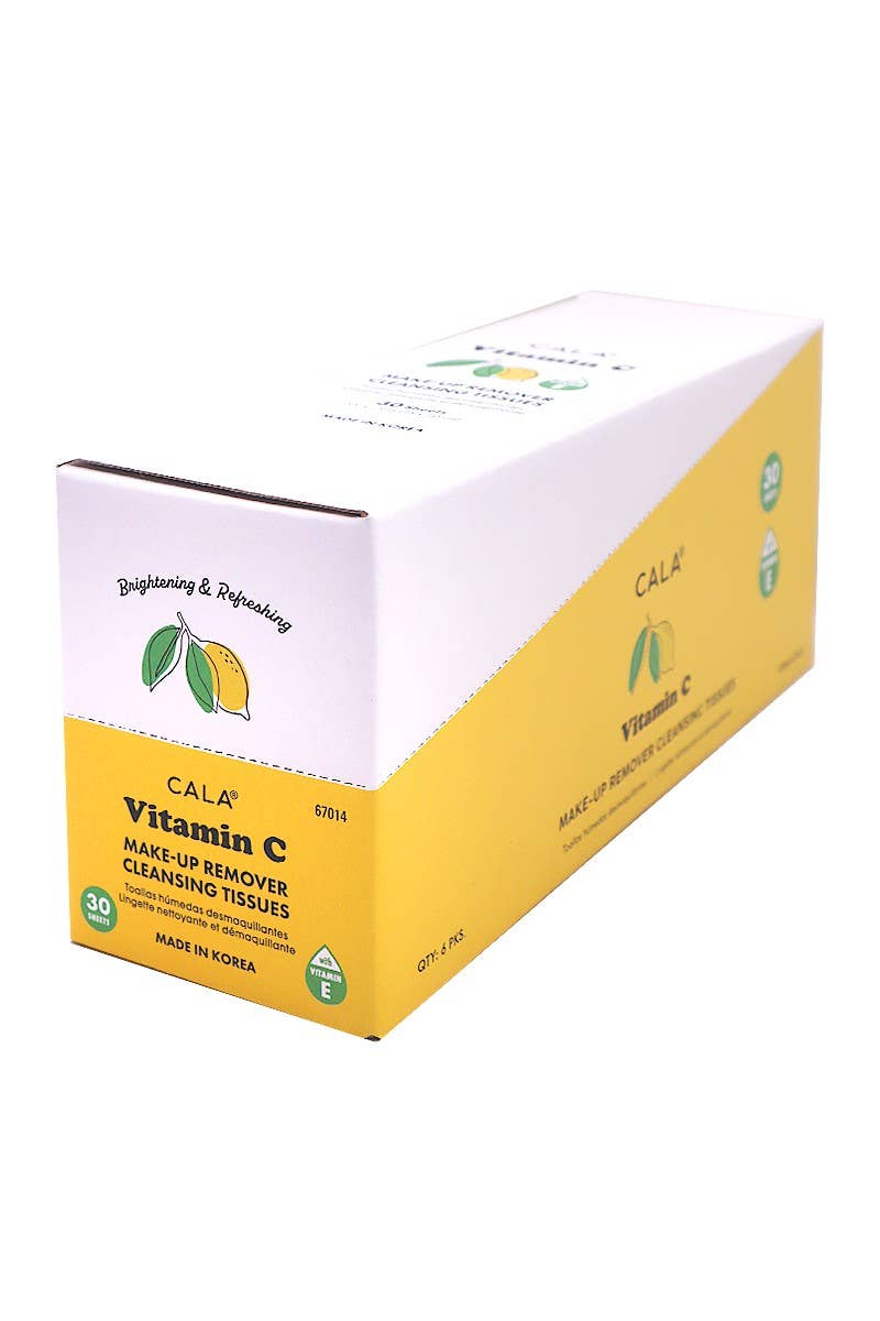 Pineapple Beauty - CALA 67014 Makeup Remover Tissue 30 sheets Vitamin C - 6pk