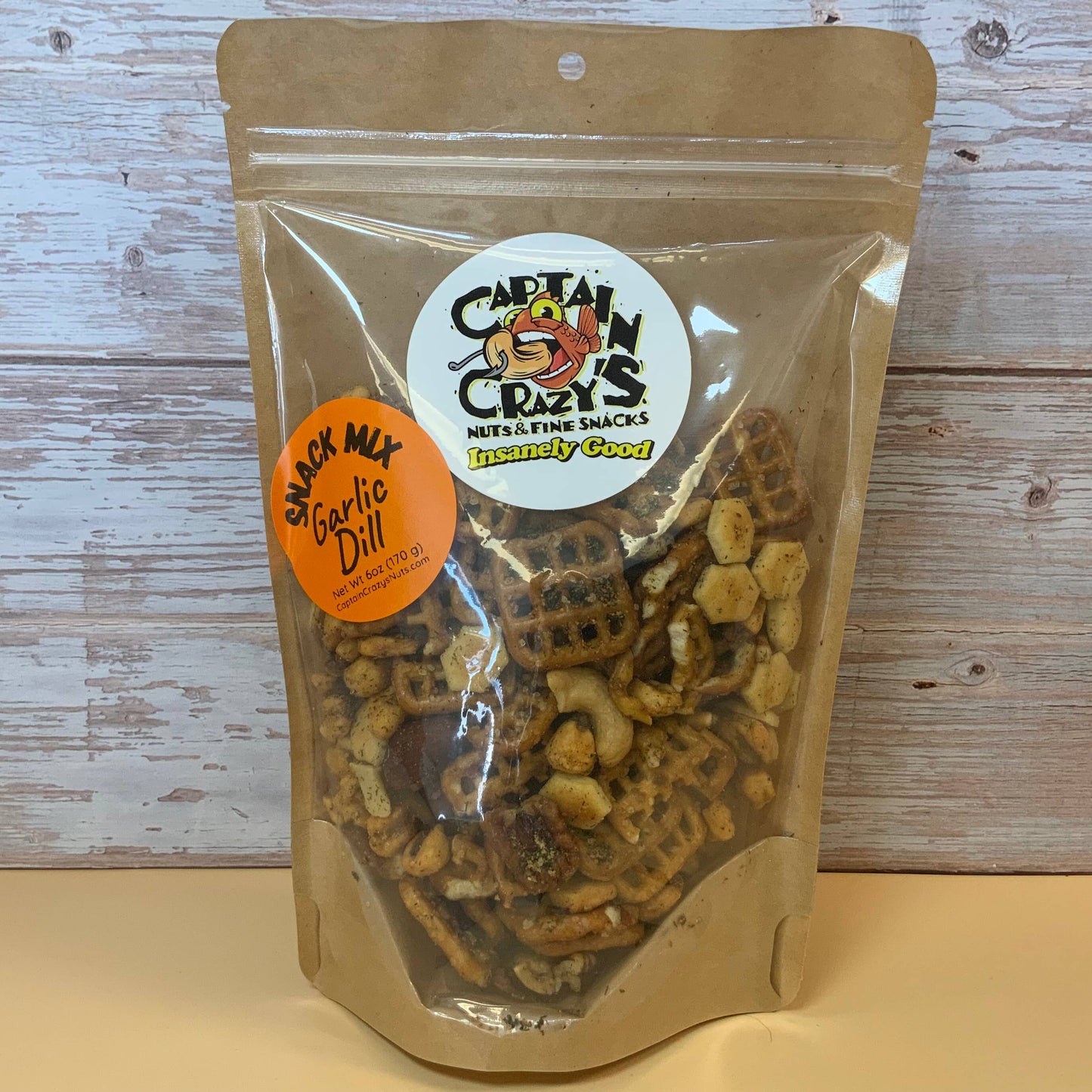 Captain Crazy’s Nuts and Fine Snacks - GARLIC DILL Nutty Snack Trail Mix