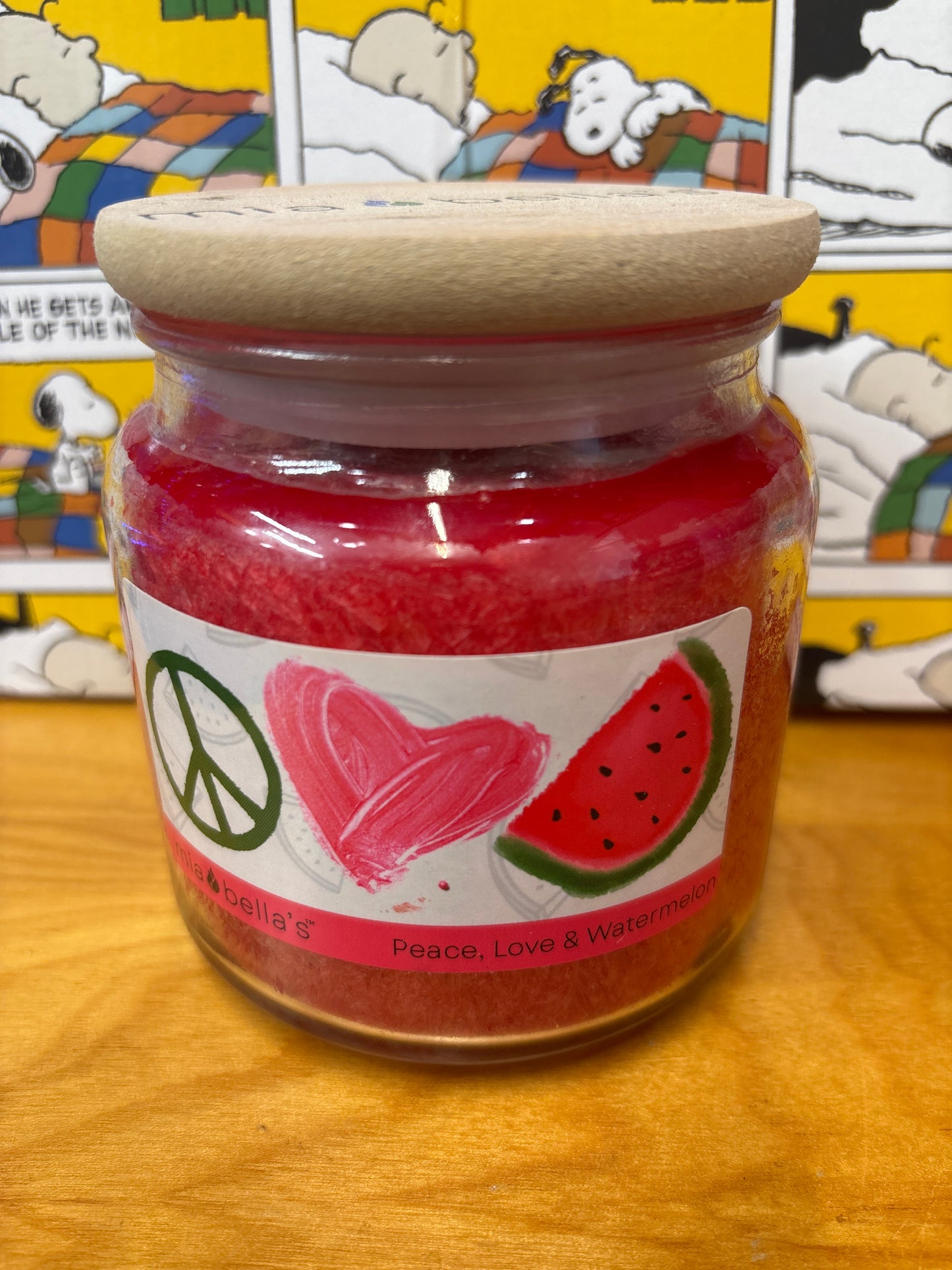 Two wick candle