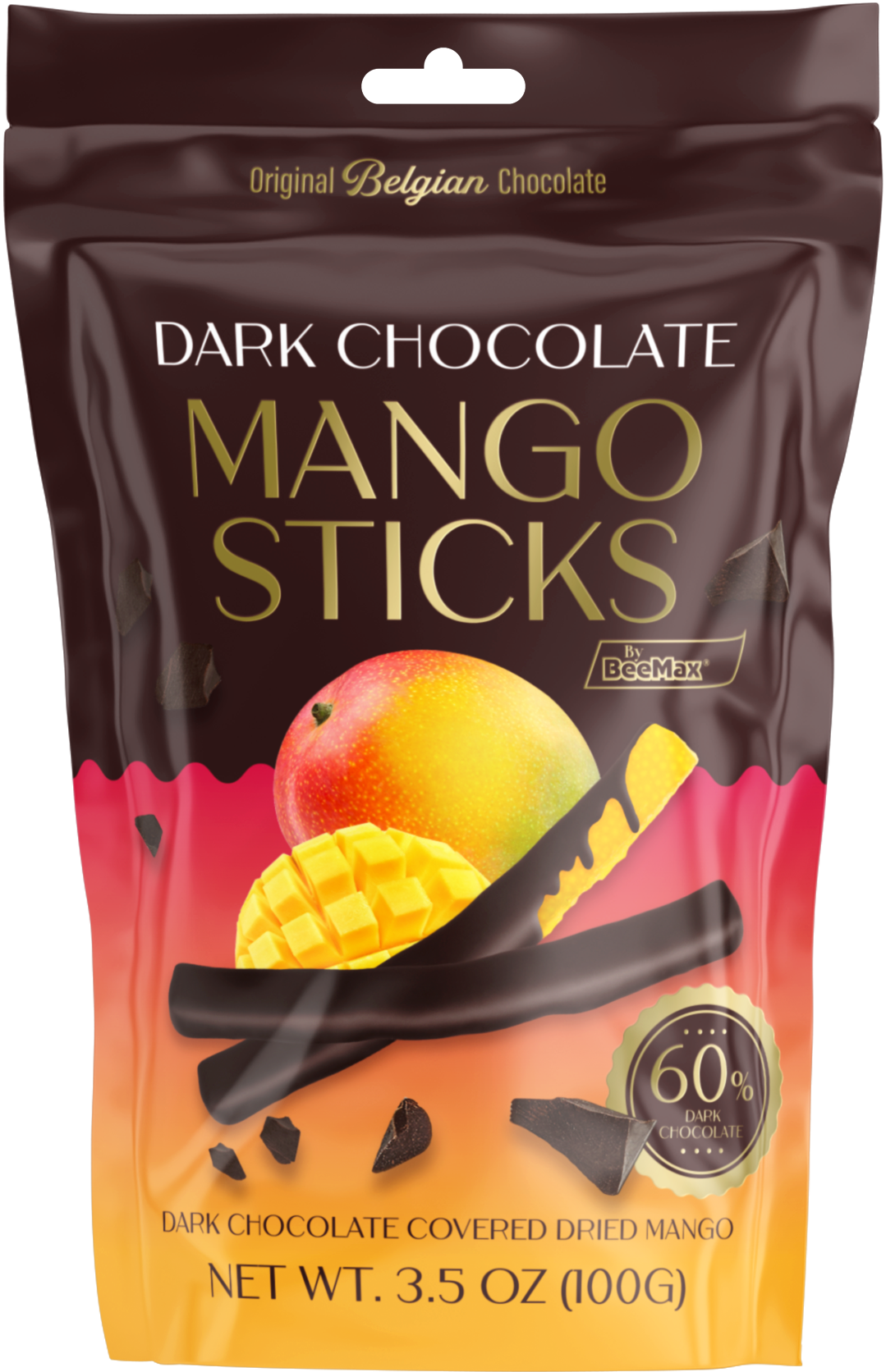 Beemax - Dark Chocolate Covered Dried Mango Sticks