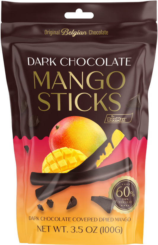 Beemax - Dark Chocolate Covered Dried Mango Sticks