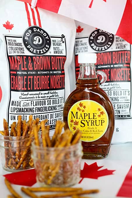 Pop Daddy Snacks - Pop Daddy – Maple & Brown Butter Seasoned Pretzels 7.5oz