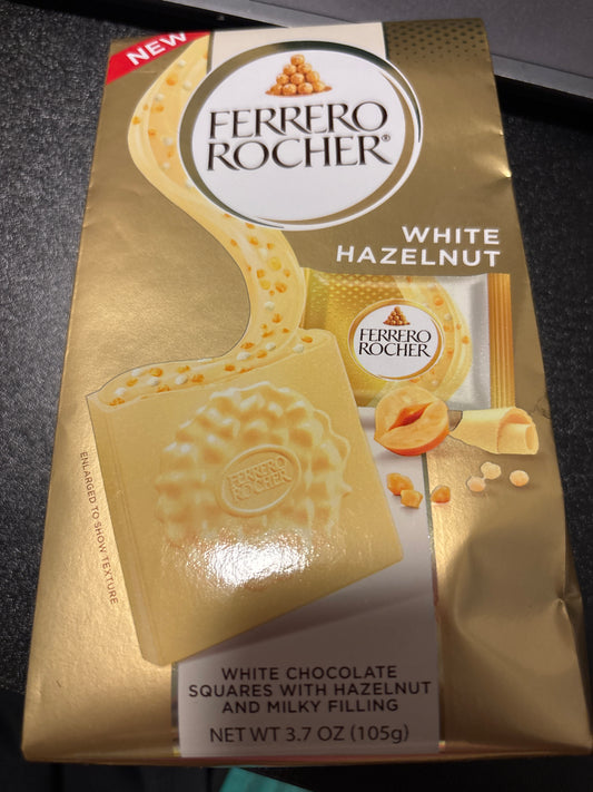 Ferrero rocher white hazelnut
