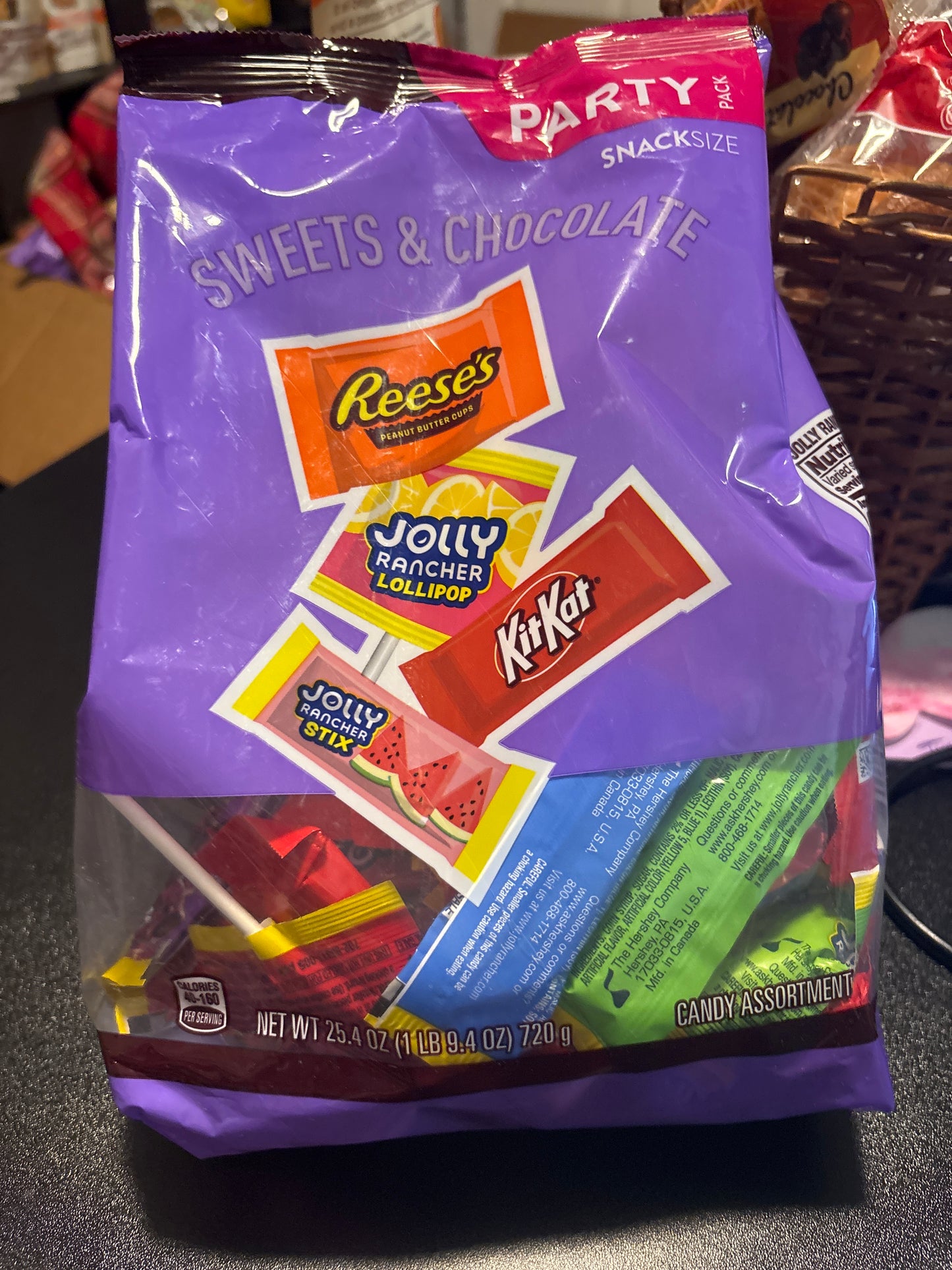 Party pack sweets and chocolate