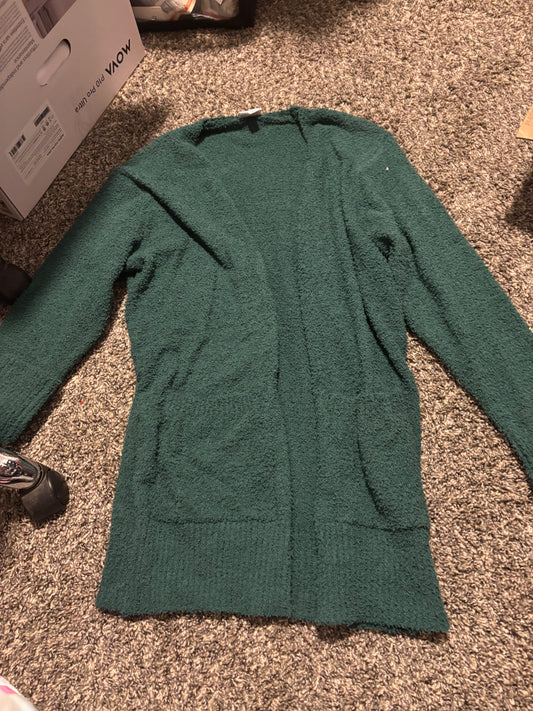 Lularoe Large green Sherpa cardigan