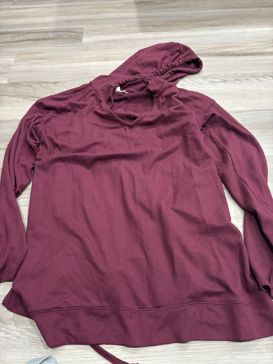 Lularoe s hoodie maroon