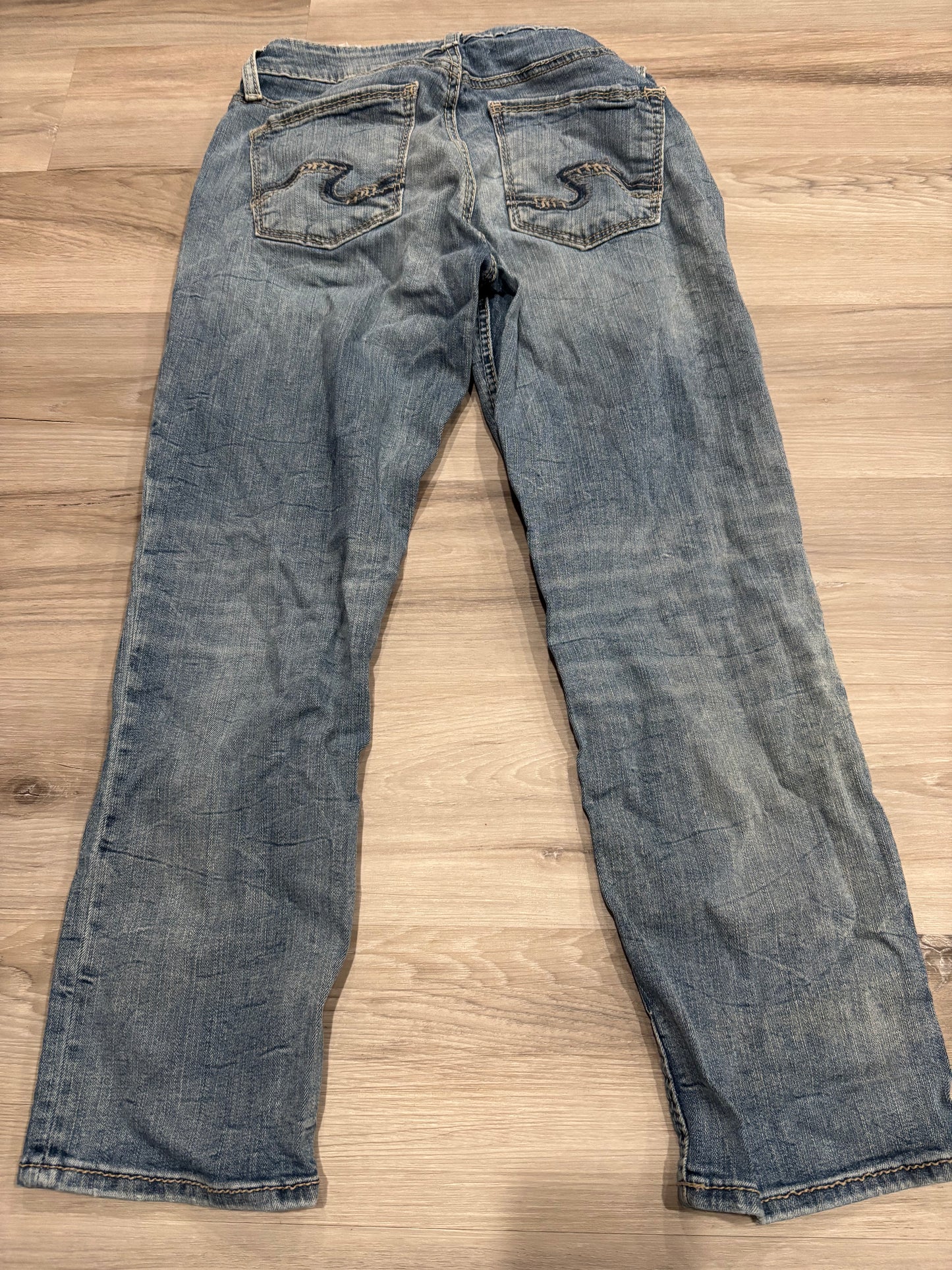 28 silver jeans capris