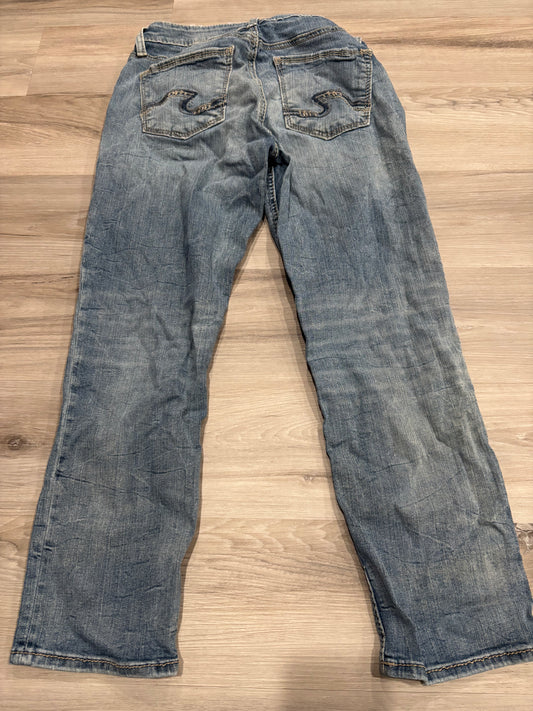 28 silver jeans capris