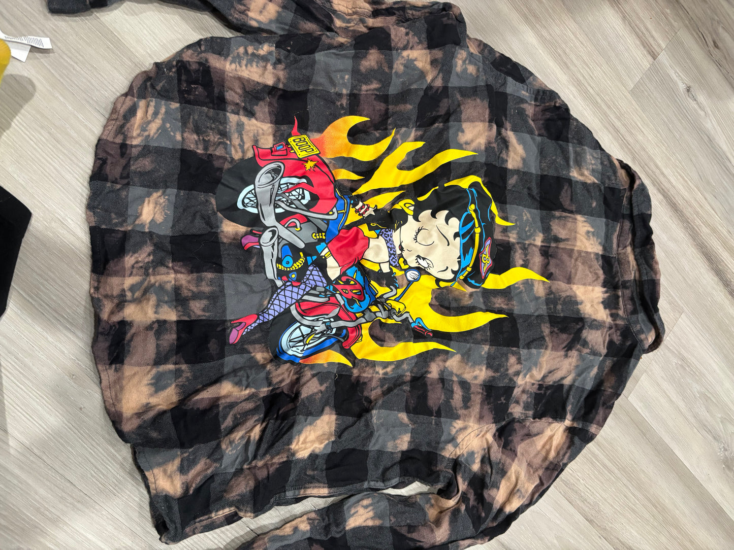 Betty boop flannel med jr