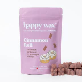 Cinnamon roll wax teddy bears