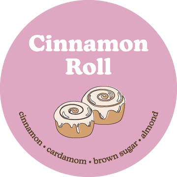 Cinnamon roll teddy bear wax
