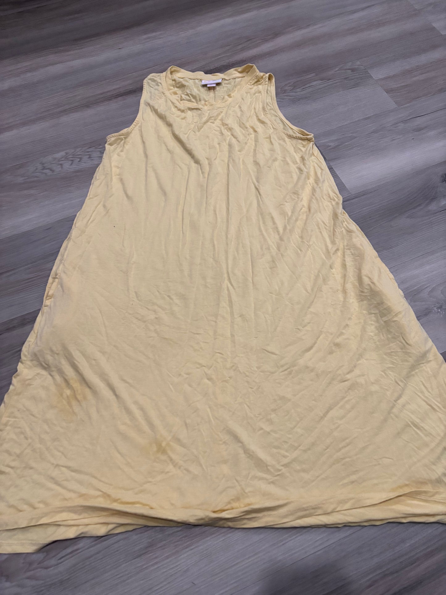 Yellow small tank dress