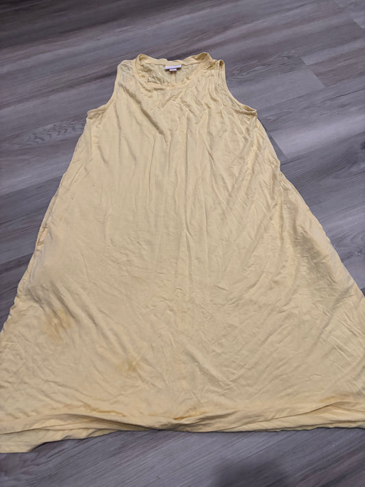 Yellow small tank dress