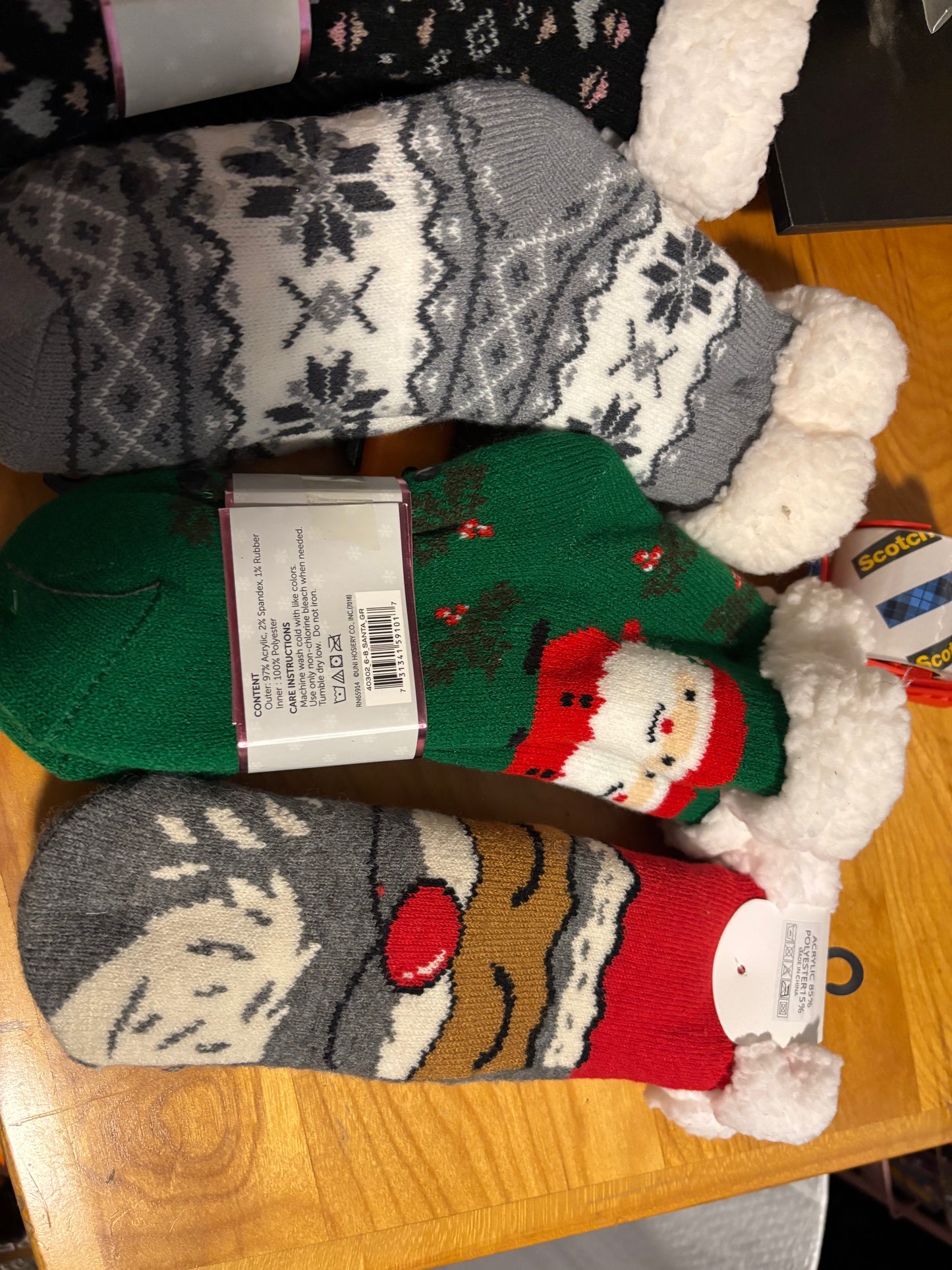 Mystery slipper sock